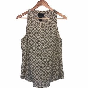 Cynthia Rowley Yellow Sleeves Top Size Medium